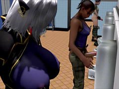 Futanari Public Restroom