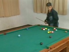 Hunks enjoy punk tranny carla voguel on pool table