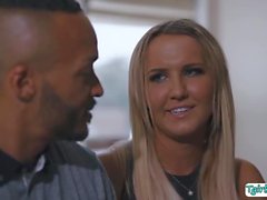 Black guy enjoys fucking the ass of shemale walker Kayleigh Coxx