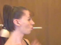 Audrey sexy smoker