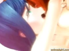 3D busty animated hot drilled by shemale hentai