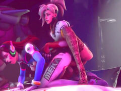 Overwatch futa, 3d futa on female